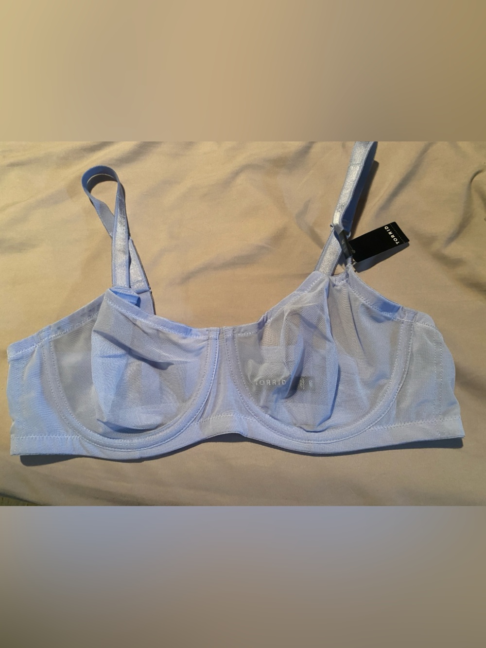 torrid Light Blue Sheer Underwire Bra